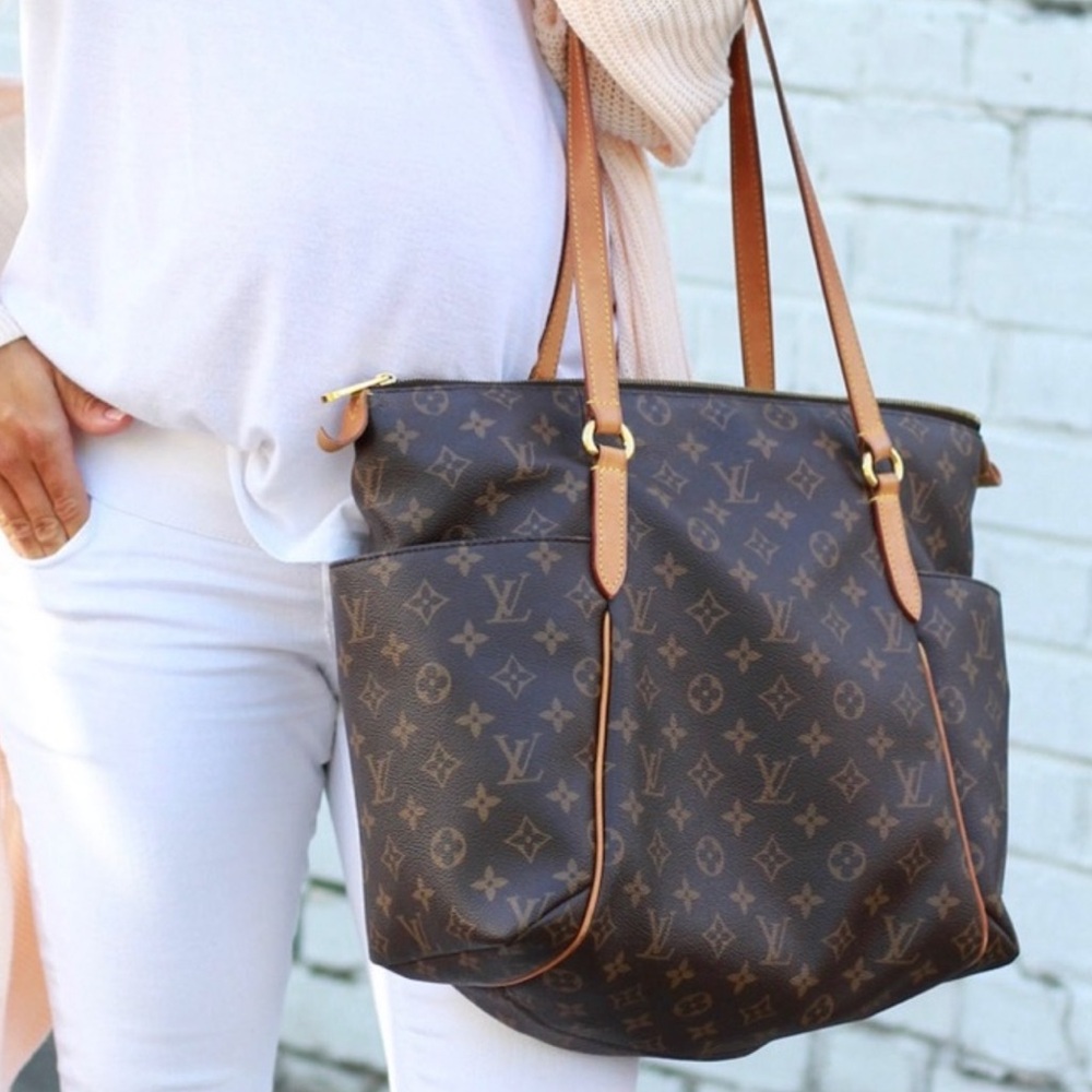 Louis Vuitton Brown Monogram Tote Bag